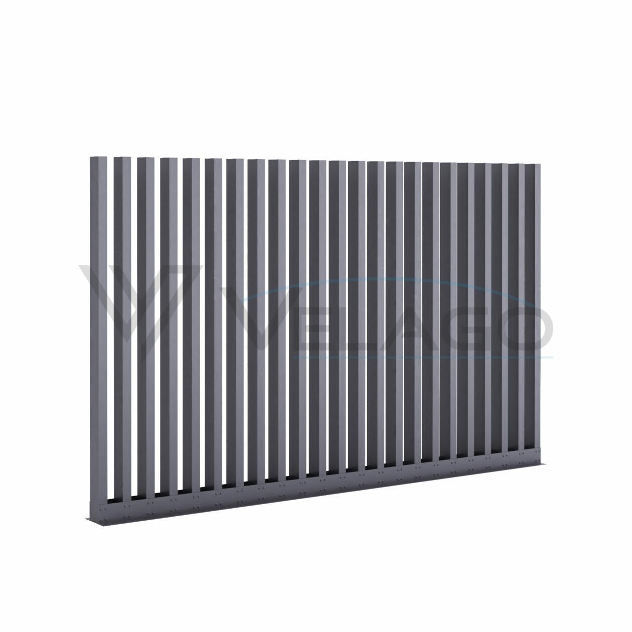 Ogrodzenia Grzebieniowe Aluminiowe